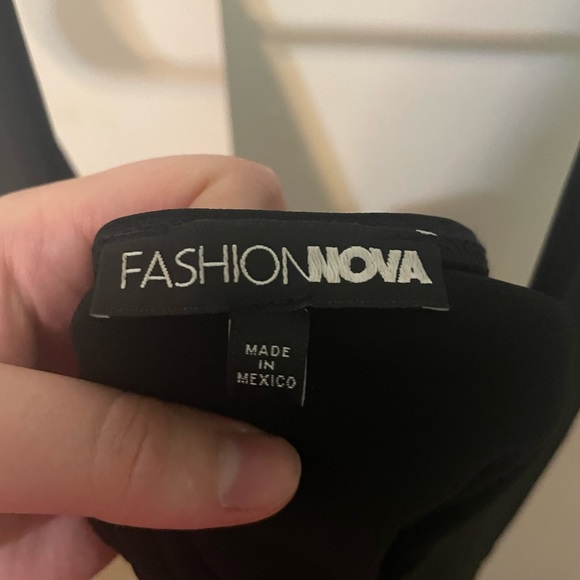 Fashion Nova Halter Top Bodysuit - Picture 2 of 2